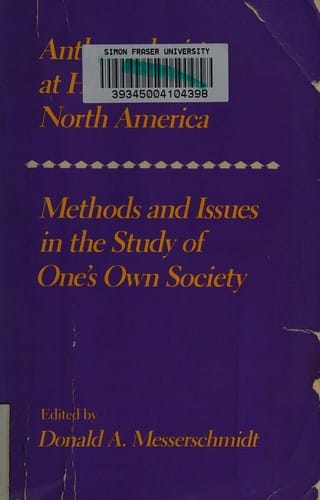 Anthropologists at home in North America