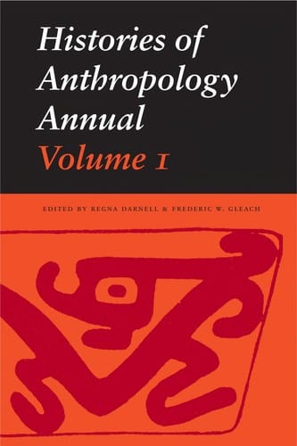 Histories of anthropology annual