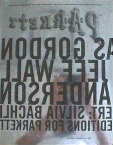 Parkett No. 49 Laurie Anderson, Douglas Gordon, Jeff Wall (Parkett)
