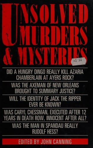 Unsolved murders and mysteries