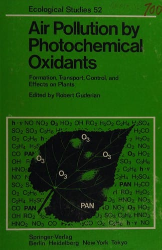 Air pollution by photochemical oxidants