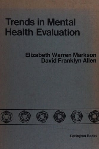 Trends in mental health evaluation