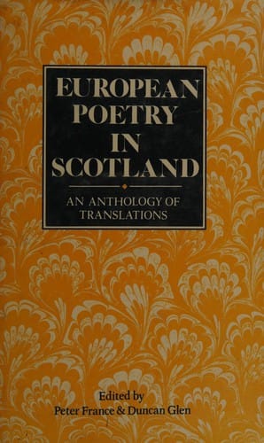 European poetry in Scotland