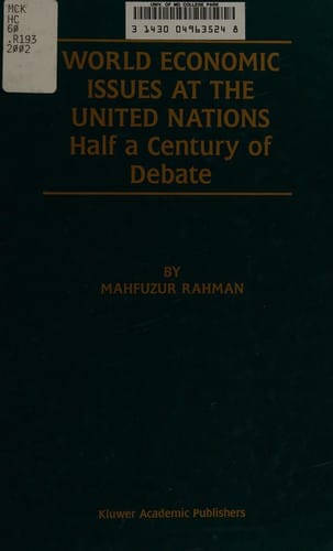 World economic issues at the United Nations
