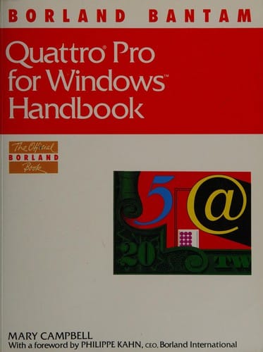 Quattro Pro for Windows handbook