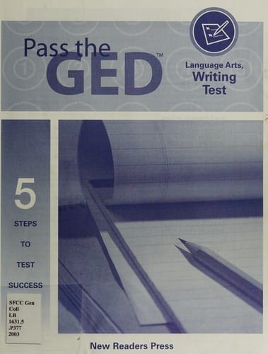 Pass the GED language arts, writing test
