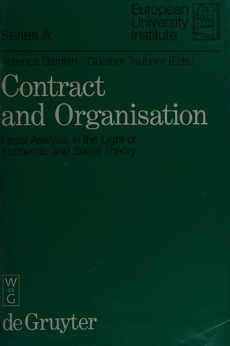 Contract and organisation