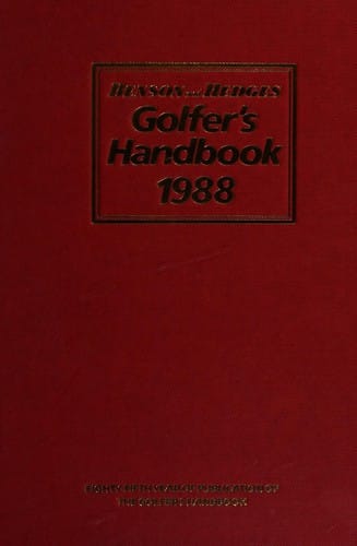 Benson and Hedges golfer's handbook