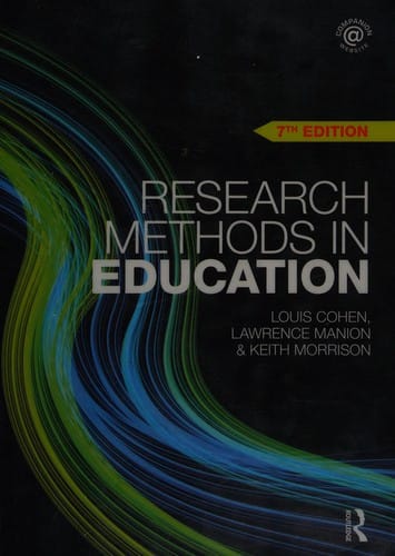 Research methods in education