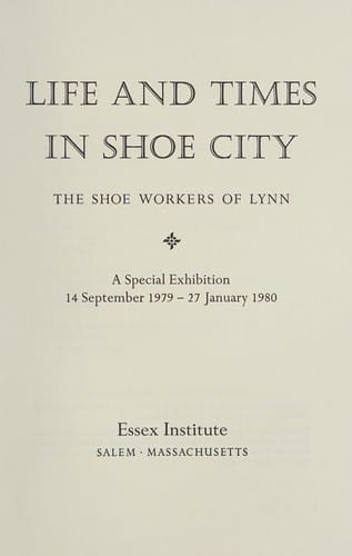 Life and times in Shoe City