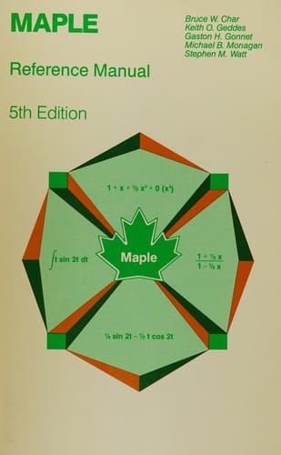 MAPLE reference manual