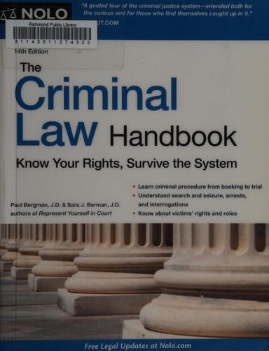 The criminal law handbook