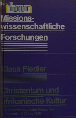 Christentum und afrikanische Kultur