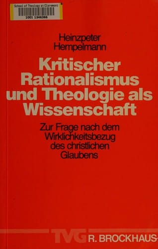 Kritischer Rationalismus und Theologie als Wissenschaft