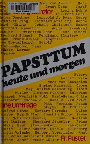 Papsttum heute und morgen