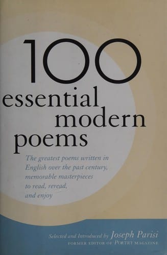 100 essential modern poems