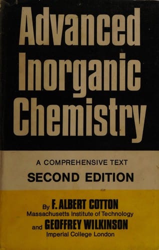 Advanced inorganic chemistry
