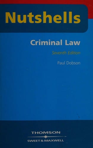 Criminal law in a nutshell