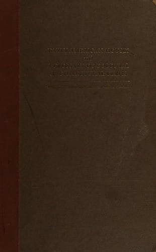 Early American houses and a glossary of colonial architectural terms