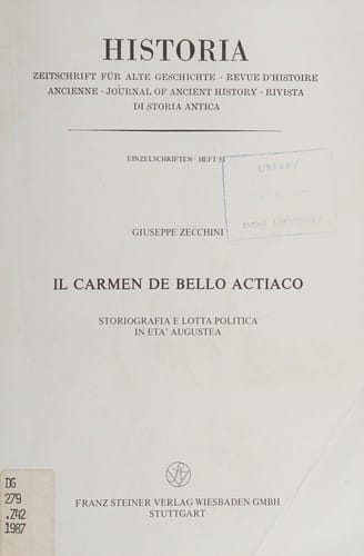 Il Carmen de bello Actiaco