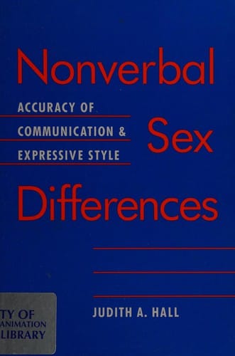 Nonverbal sex differences