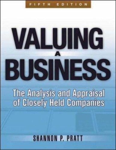 Valuing a Business