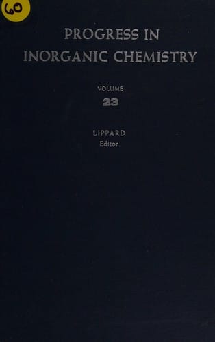 Progress in inorganic chemistry