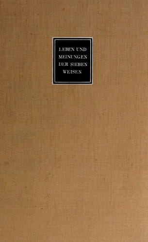 Leben und Meinungen der Sieben Weisen
