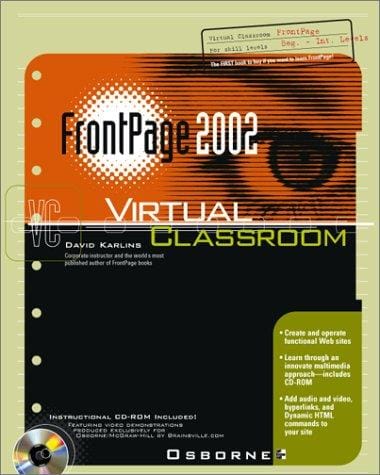 FrontPage 2002 virtual classroom