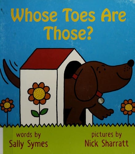 Whose toes are those?