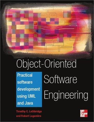 Object-Oriented Software Engineering: Practical Software Development using UML and Java
