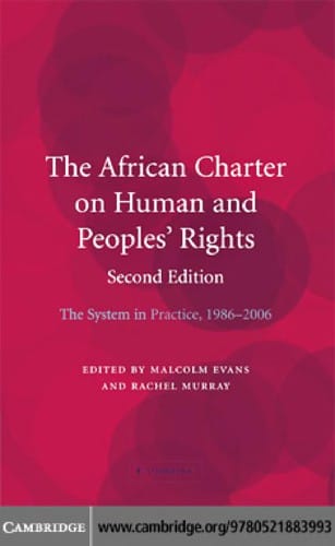 The African Charter on Human and Peoples' Rights