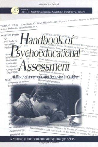 Handbook of psychoeducational assessment