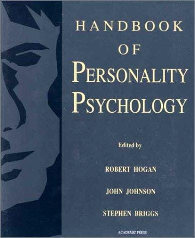 Handbook of personality psychology