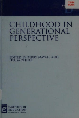 Childhood in generational perspective