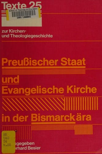 Preussischer Staat und Evangelische Kirche in der Bismarckära