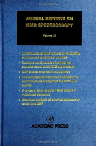 Annual Reports on NMR Spectroscopy, Volume 34, First Edition (Annual Reports on NMR Spectroscopy)