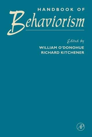 Handbook of behaviorism