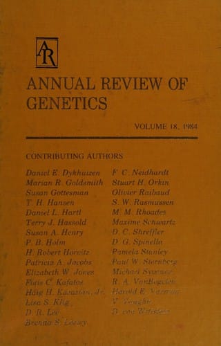 Annual review of genetics