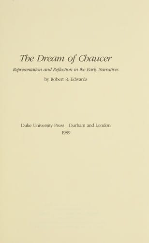 The dream of Chaucer