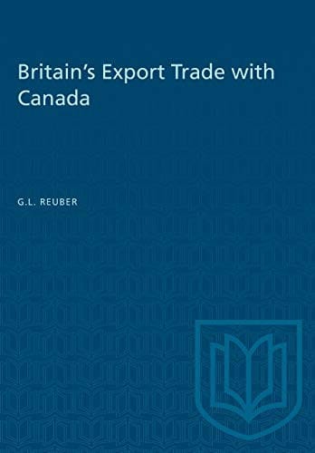 Britain's export trade with Canada