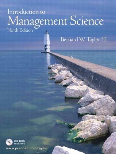 Introduction to Management Science with Student CD
