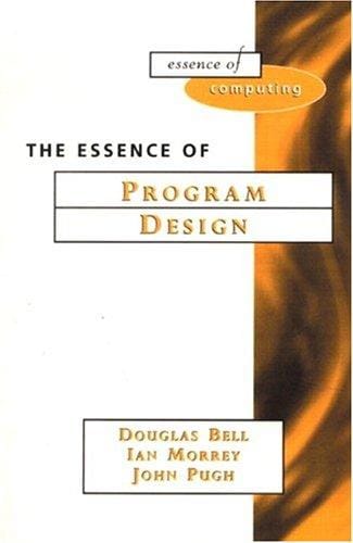 The essence of program design