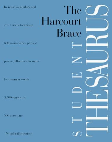 The Harcourt Brace student thesaurus