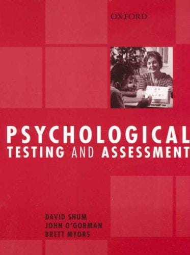 Psychological testing and assessment