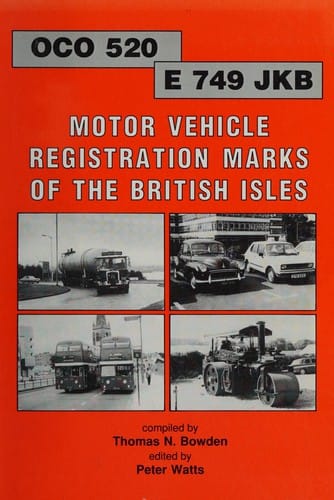 Motor Vehicle Registration Marks of the British Isles