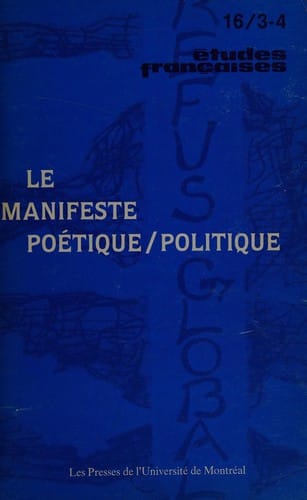 Le Manifeste poétique/politique