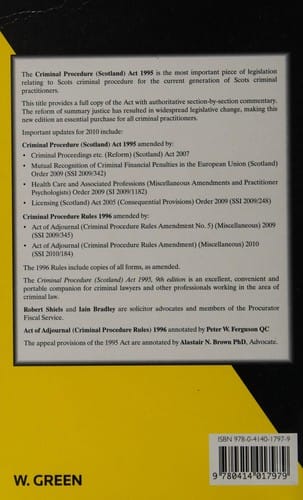 Criminal Procedure (Scotland) Act 1995