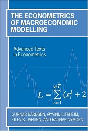 The econometrics of macroeconomic modelling