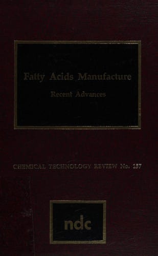 Fatty acids manufacture